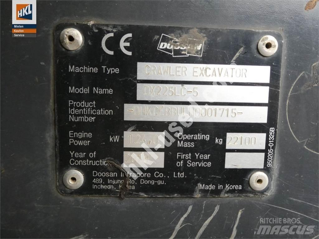 Doosan DX 225 LC-5 Гусеничные экскаваторы