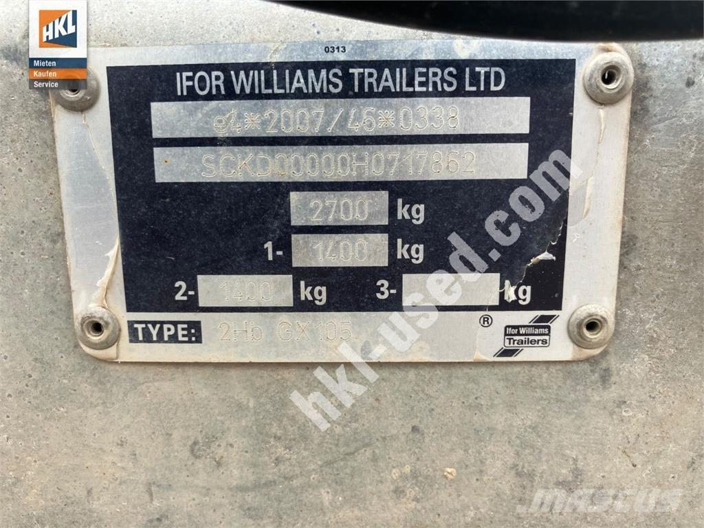 Ifor Williams GX 105 Строительная техника - Другие