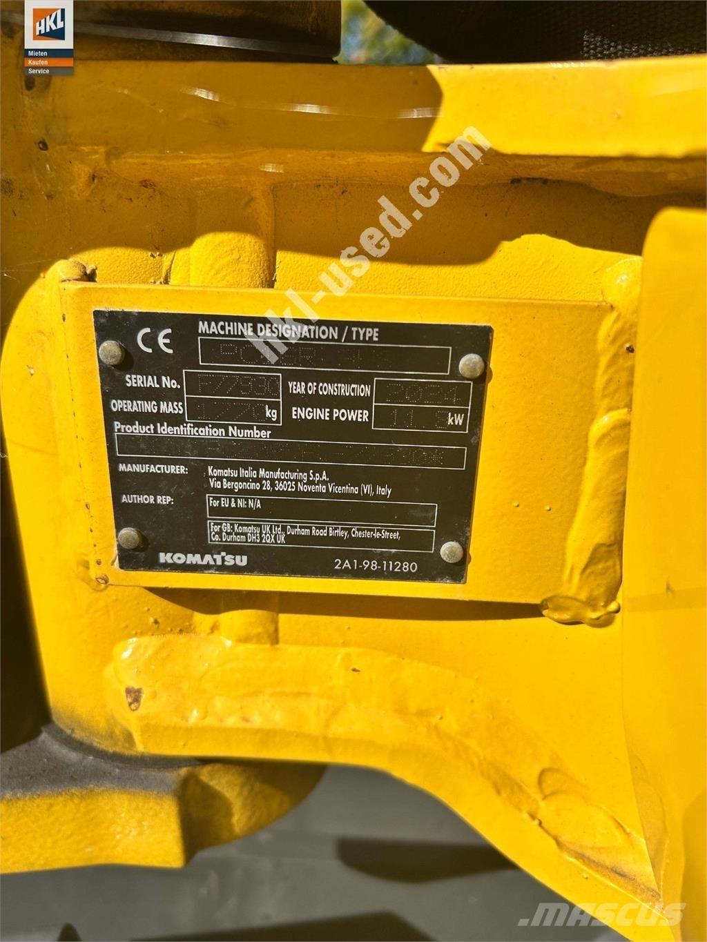 Komatsu PC 16 R-3HS Мини-экскаваторы