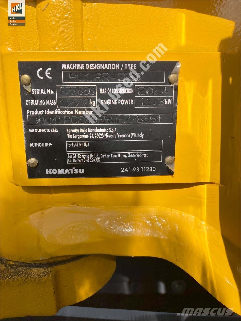 Komatsu PC 16 R-3HS Мини-экскаваторы