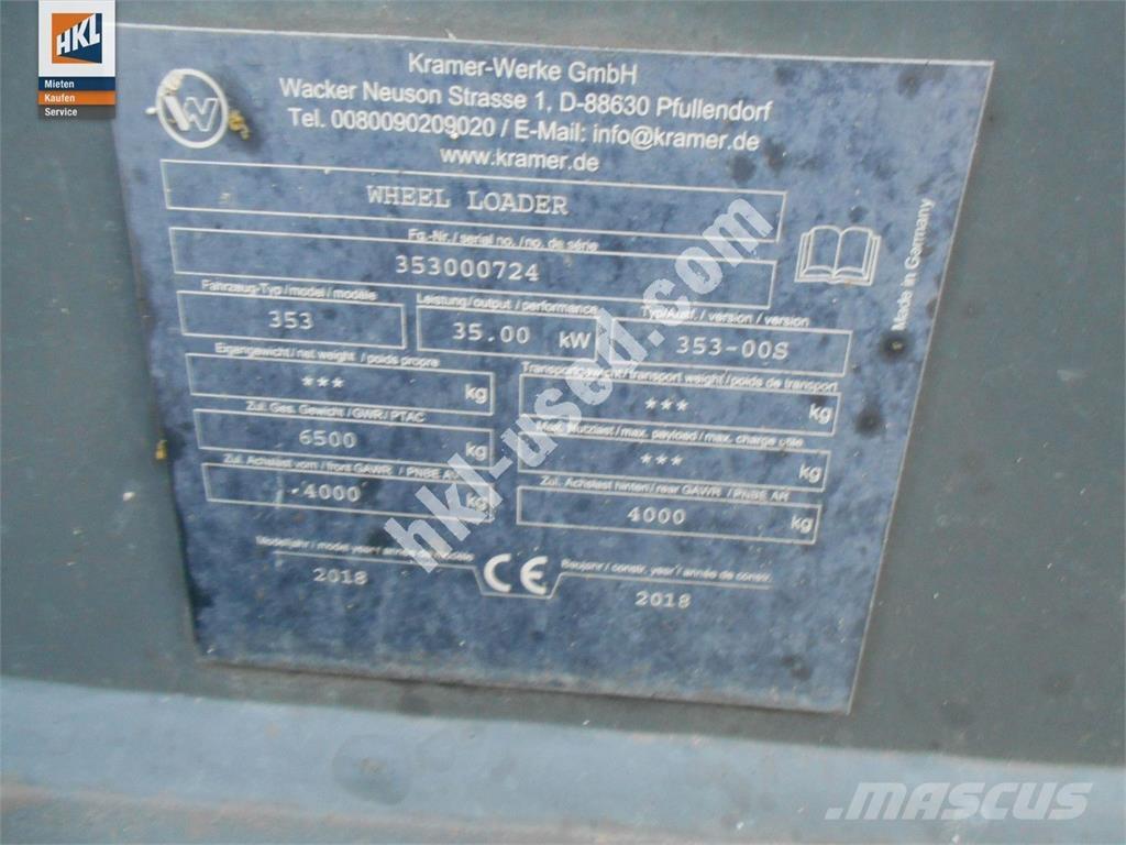 Kramer 5075 Фронтальные погрузчики