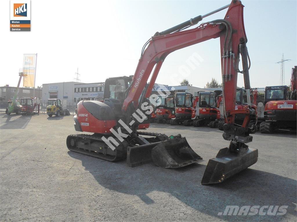 Kubota KX 080-4 Мини-экскаваторы
