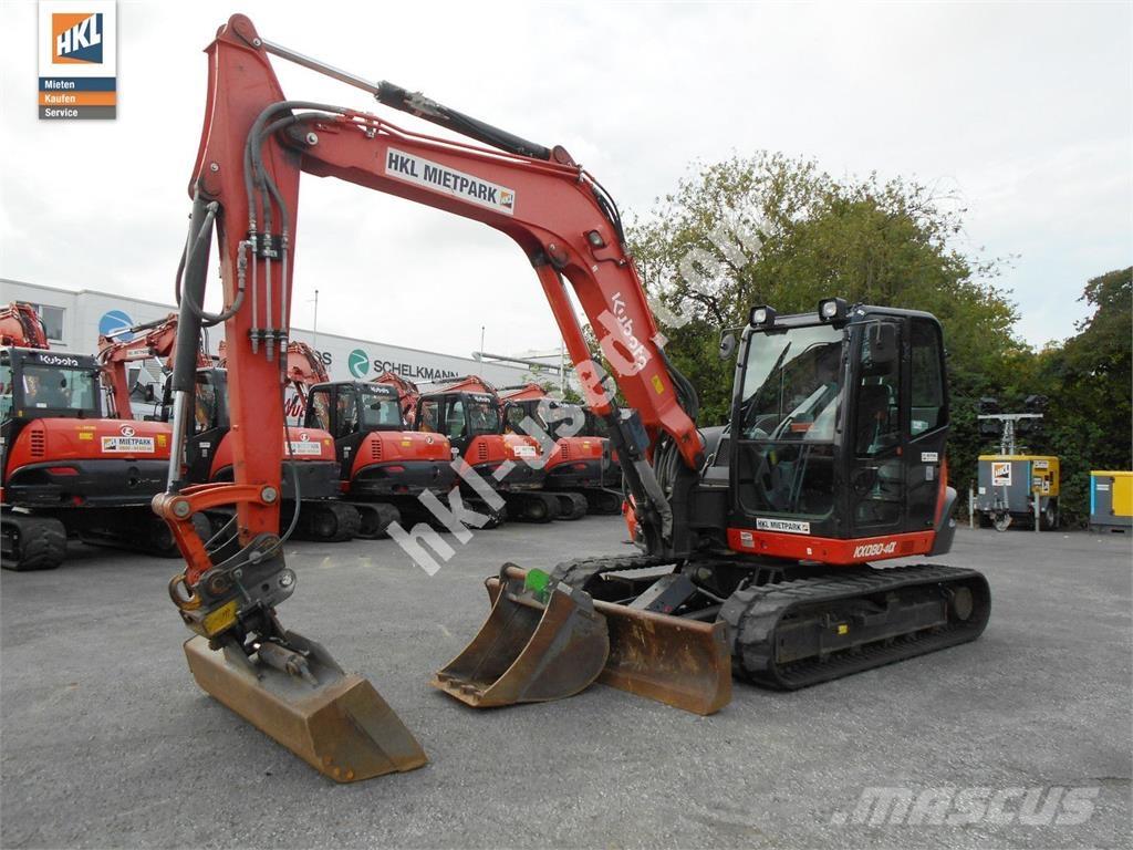 Kubota KX 080-4 Мини-экскаваторы