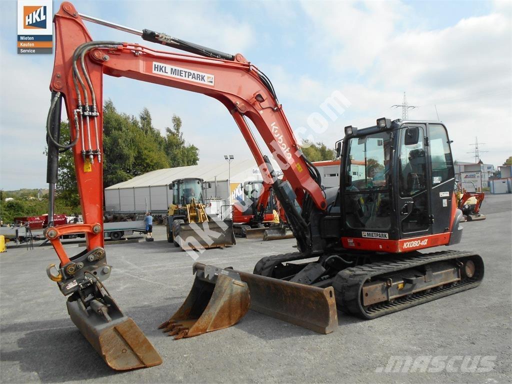 Kubota KX 080-4 Мини-экскаваторы