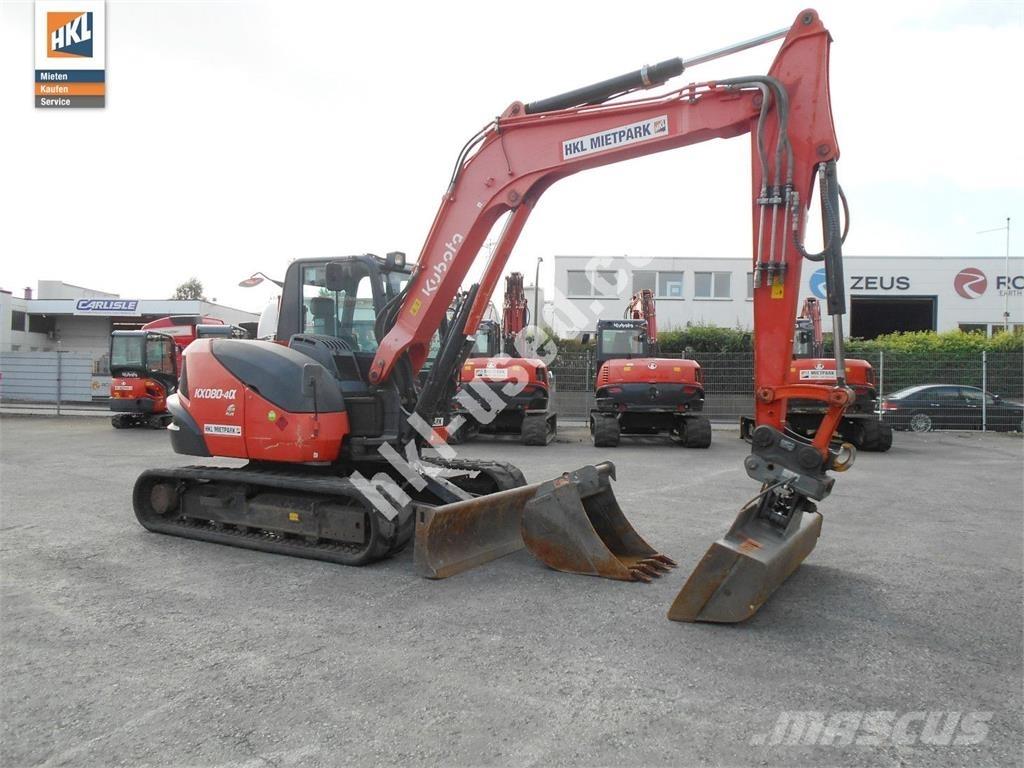 Kubota KX 080-4 Мини-экскаваторы