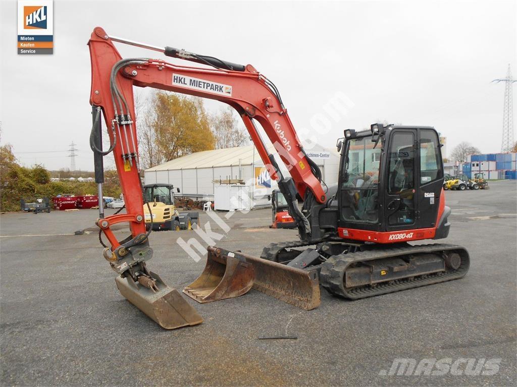 Kubota KX 080-4 Мини-экскаваторы