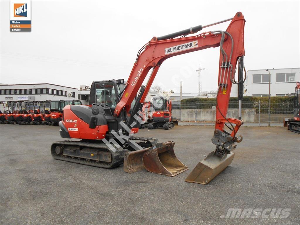 Kubota KX 080-4 Мини-экскаваторы