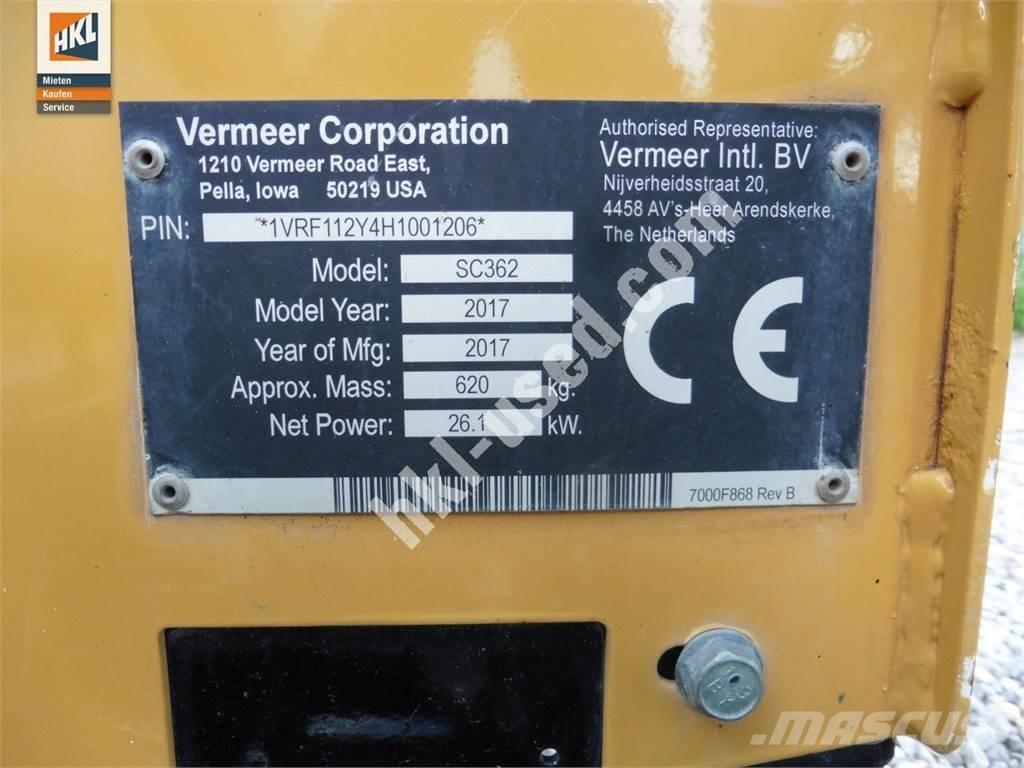 Vermeer SC 362 Строительная техника - Другие