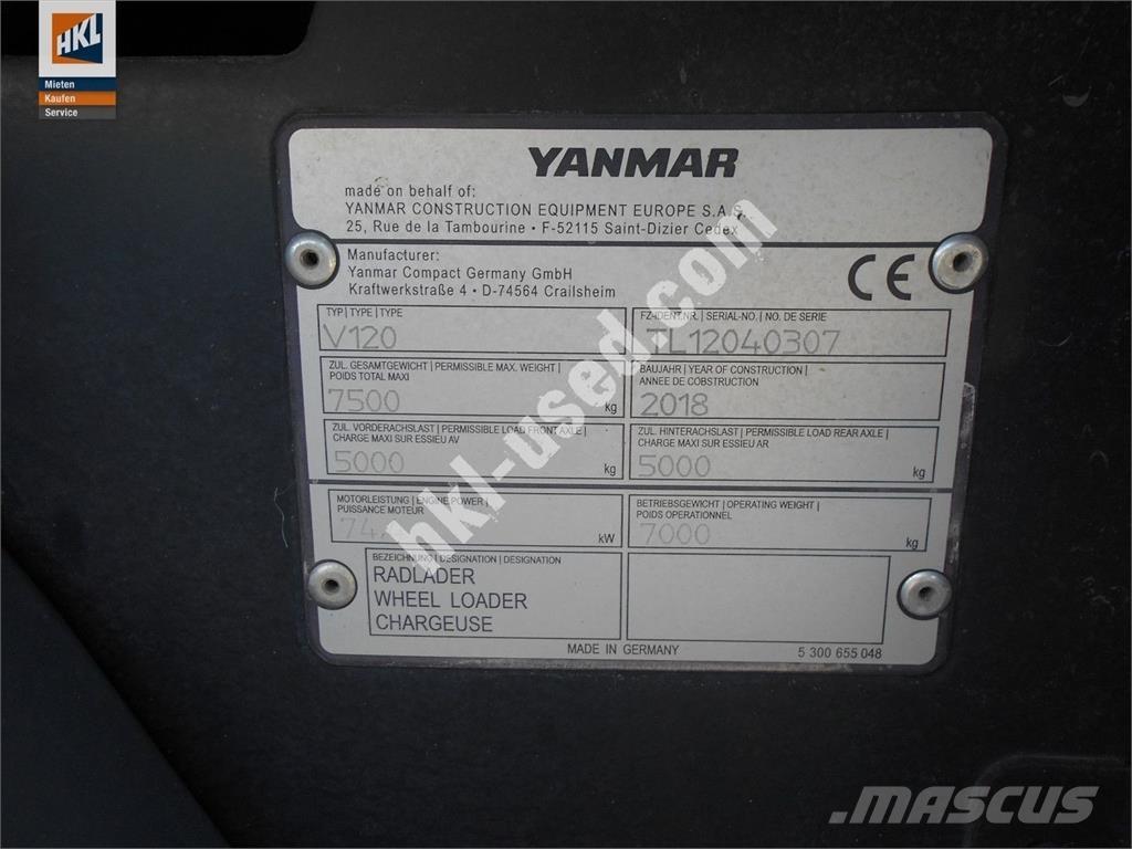 Yanmar V 120 Фронтальные погрузчики