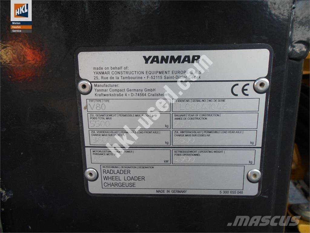 Yanmar V 80 Фронтальные погрузчики