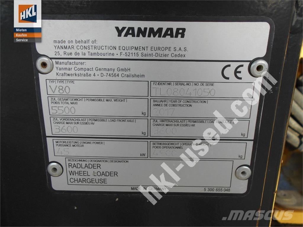 Yanmar V 80 Фронтальные погрузчики