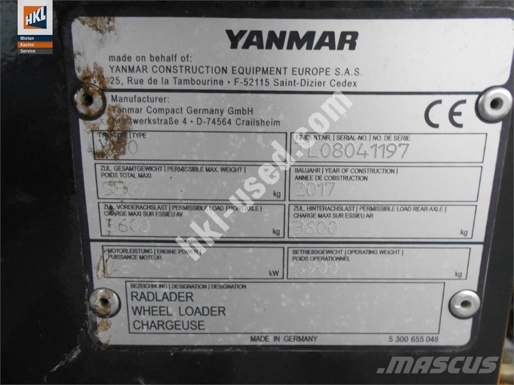 Yanmar V 80 Фронтальные погрузчики