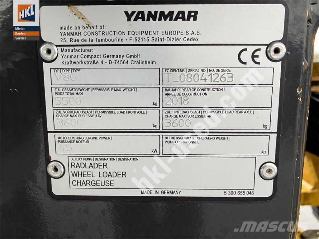 Yanmar V 80 Фронтальные погрузчики