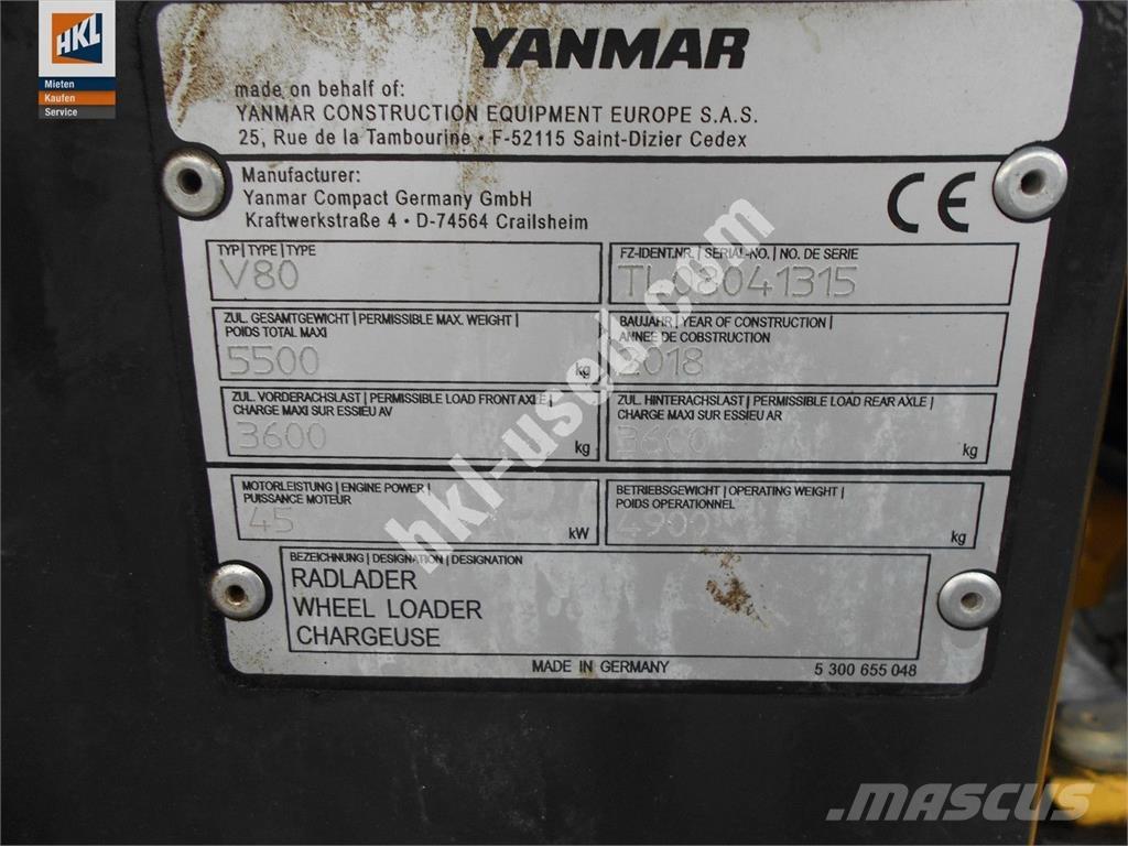 Yanmar V 80 Фронтальные погрузчики