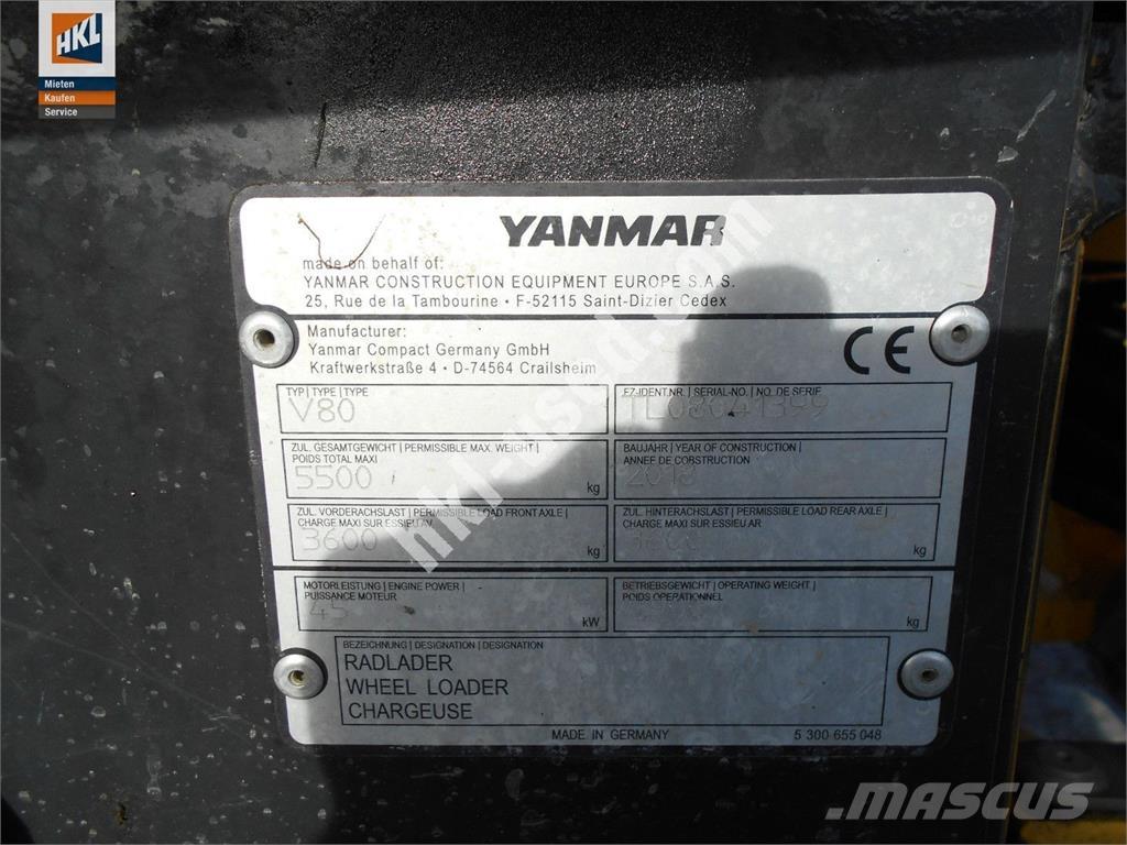 Yanmar V 80 Фронтальные погрузчики