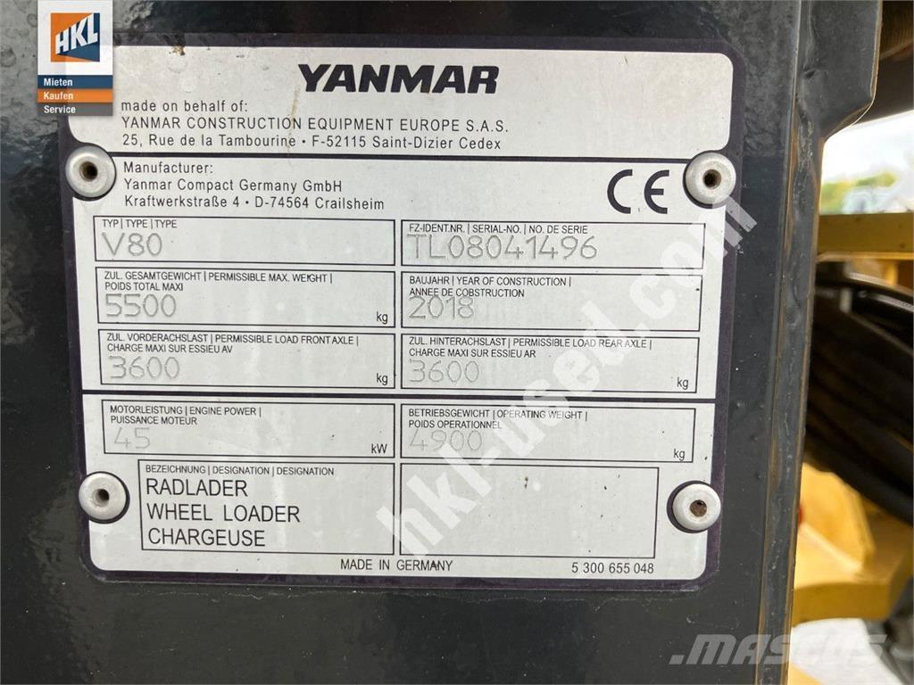 Yanmar V 80 Фронтальные погрузчики