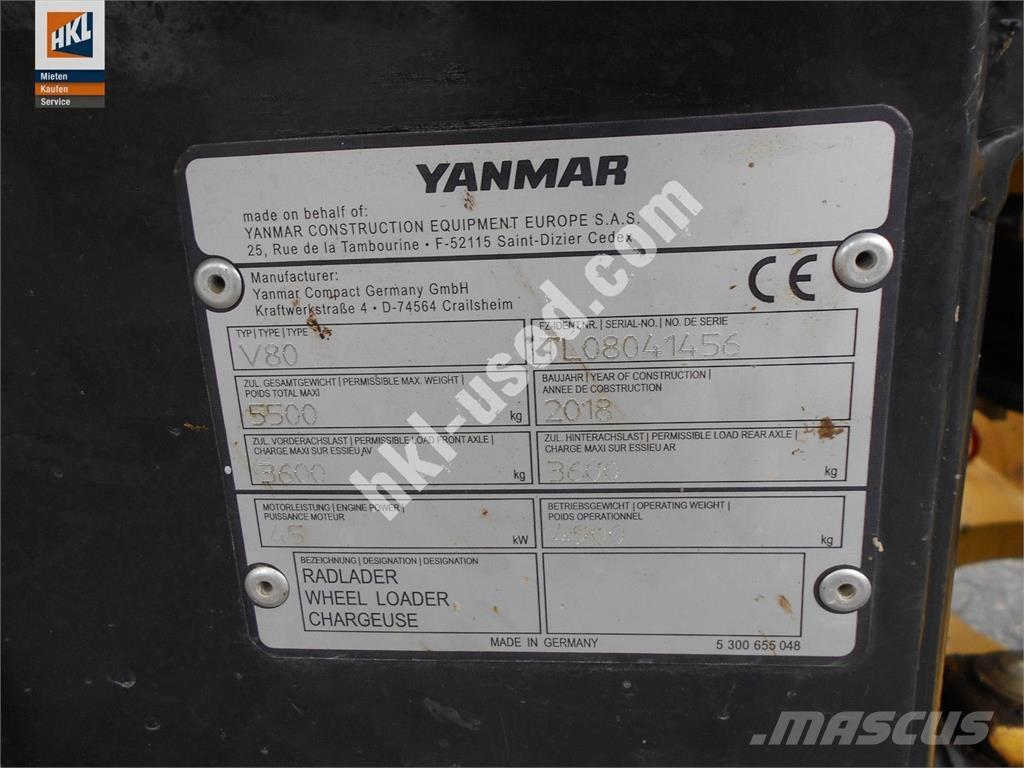 Yanmar V 80 Фронтальные погрузчики
