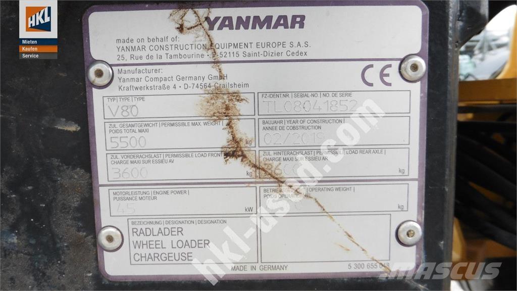 Yanmar V 80 Фронтальные погрузчики