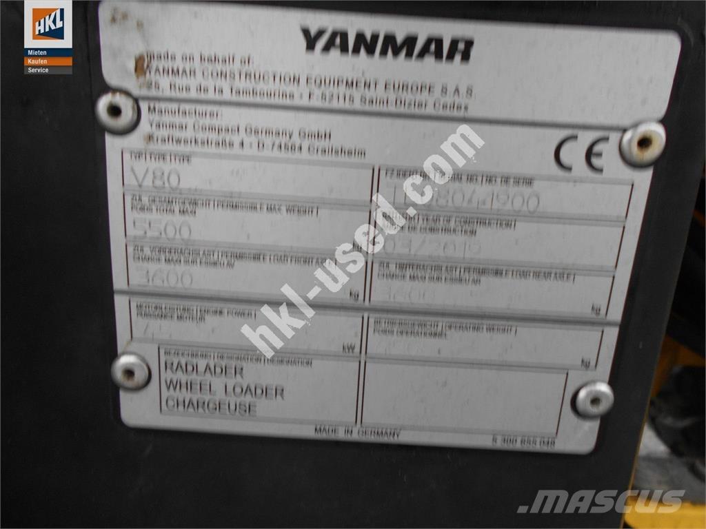 Yanmar V 80 Фронтальные погрузчики