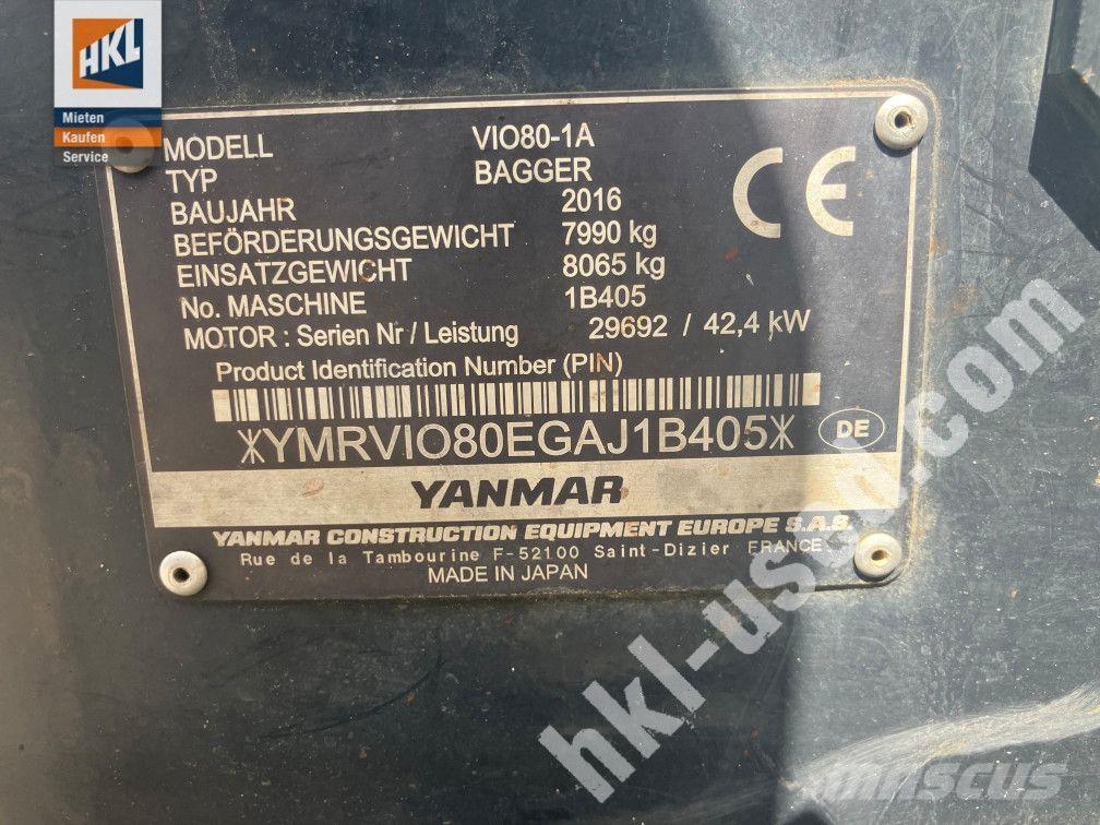 Yanmar VIO 80-1 Мини-экскаваторы