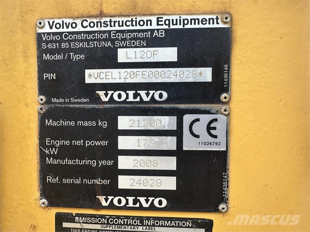 Volvo L120F Фронтальные погрузчики