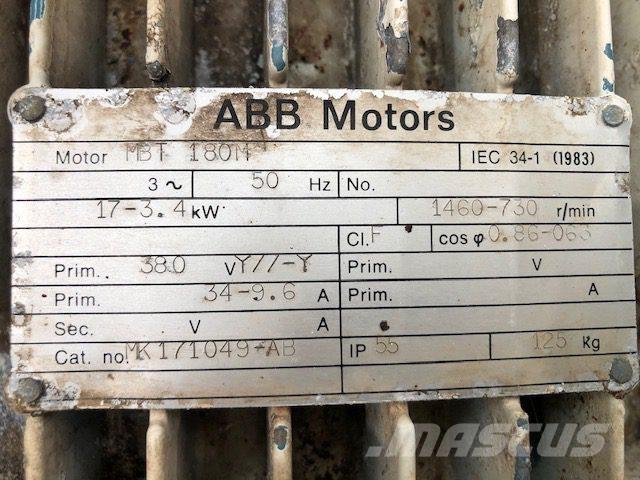  17 kW ABB MBT180M El-Motor Двигатели