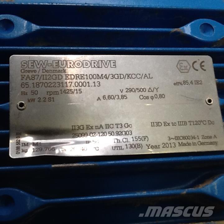  2,2 kW SEW E-Motor Двигатели