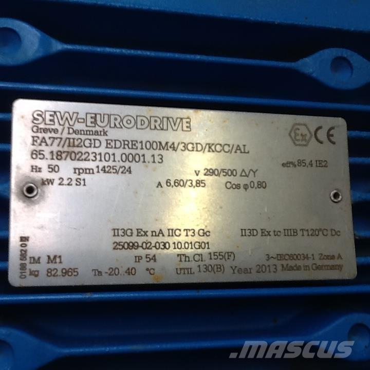  2,2 kW SEW E-Motor Двигатели