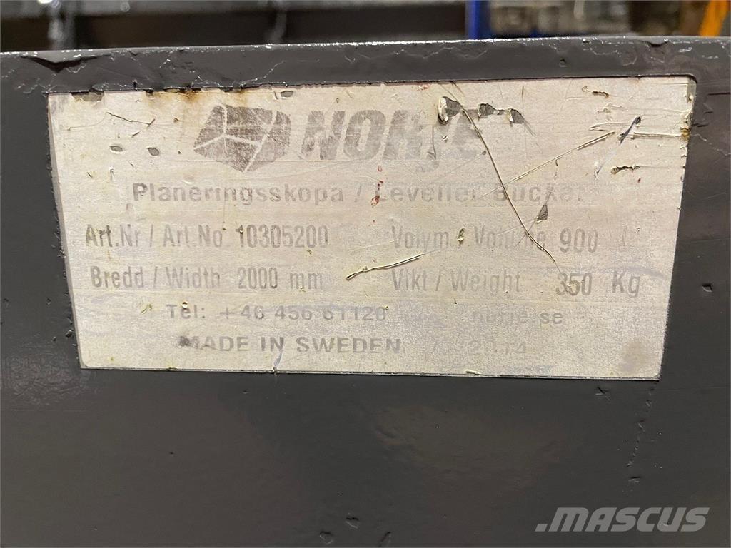  2000 mm Læsseskovl Ковши