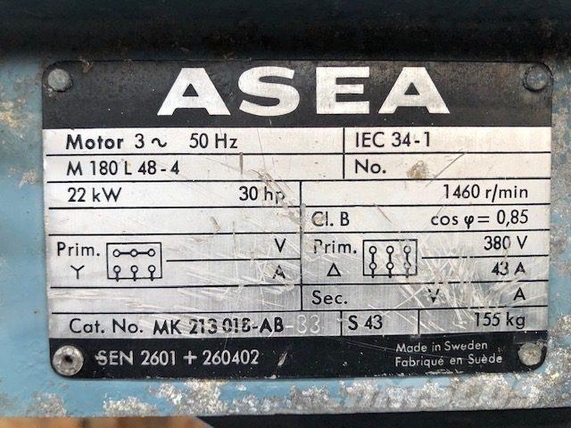  22 kW Asea M180 L48-4 Двигатели