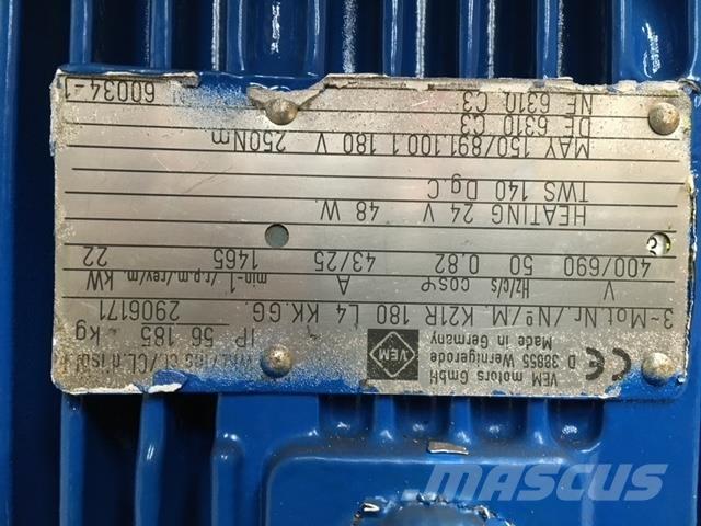  22 kw Gearmotor Двигатели