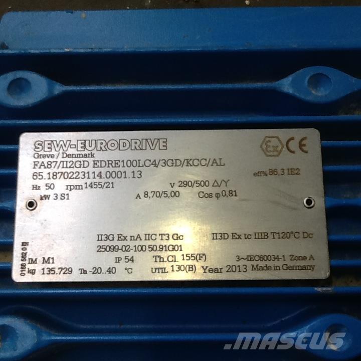  3,0 kW SEW E-Motor Двигатели