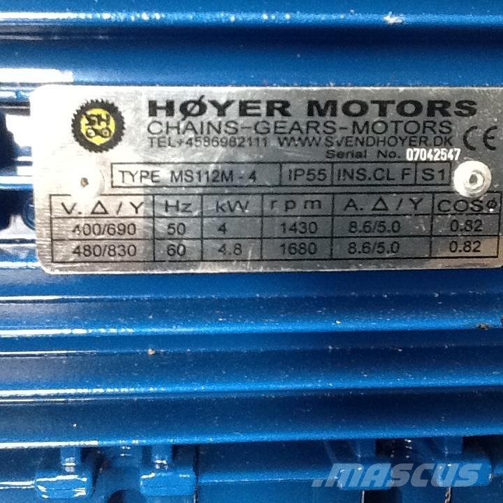  4,0 kW Høyer E-Motor Двигатели