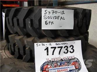  5X70-12 Solideal dæk - 2 stk. Шины и колёса