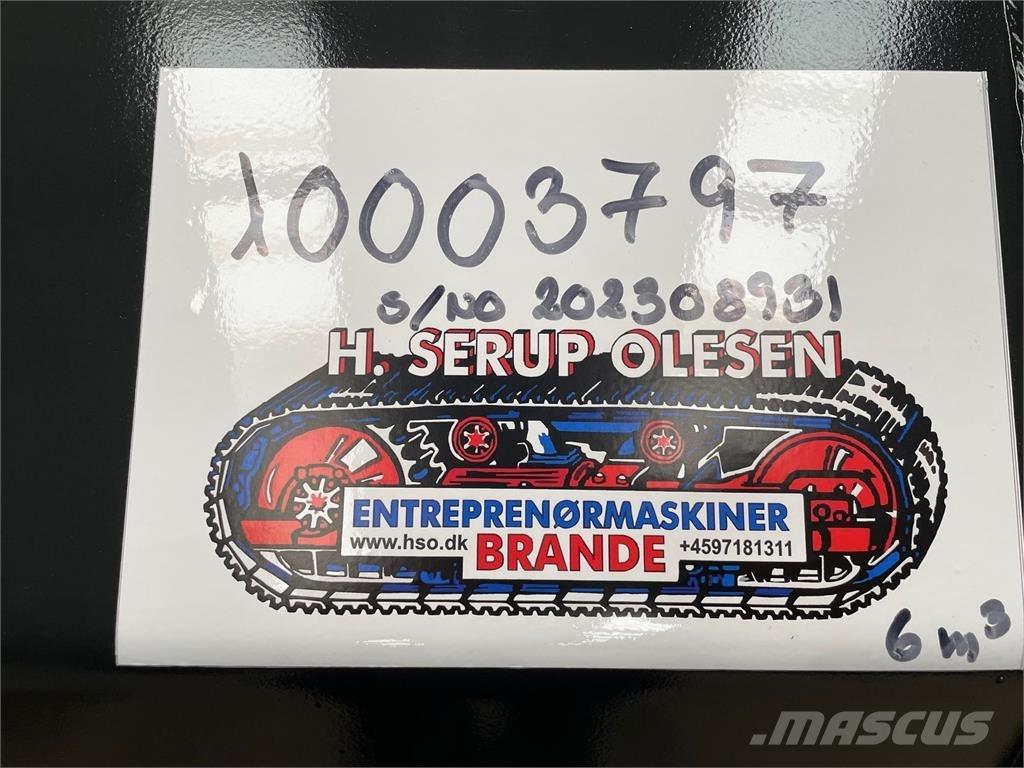  6 kbm Højtipskovl Ковши