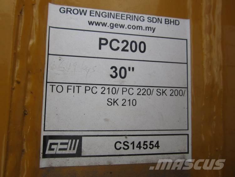  870 mm Graveskovl ex. PC200 Ковши
