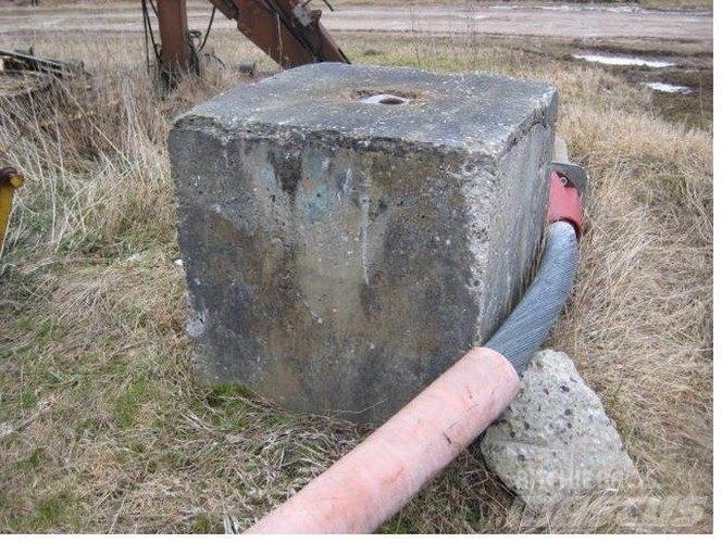  Ballastvægt 1 stk. - 2300 kg Запчасти для кранов