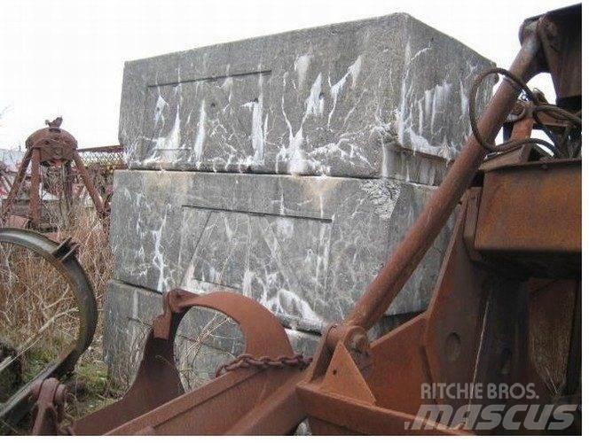  Ballastvægte 3 stk. - 3500 kg Запчасти для кранов