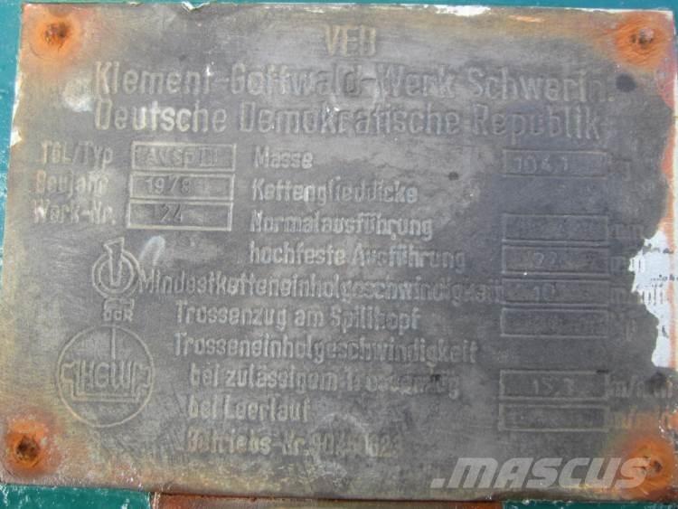  Capstan spil VEB 1AVSP3 Подъемно-транспортное оборудование и грузовые лифты