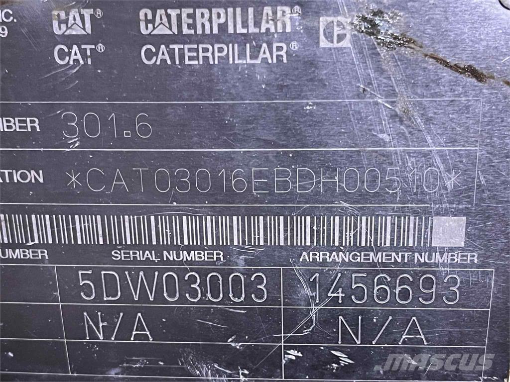 CAT 301.6 Gravemaskine Гусеничные экскаваторы