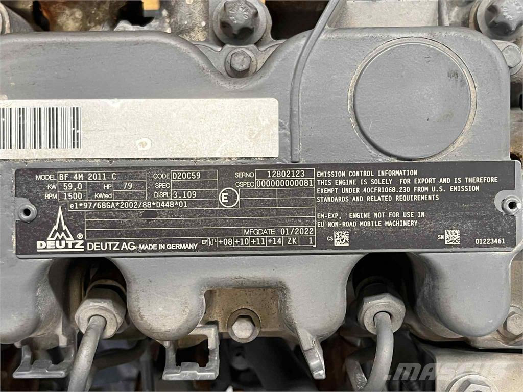 Deutz BF 4M 2011 C motor Двигатели