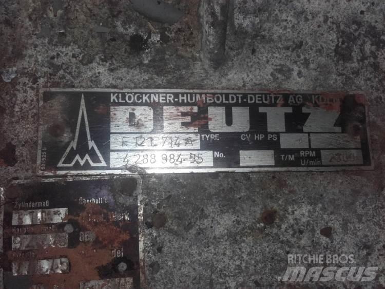Deutz F12L 714A motor Двигатели