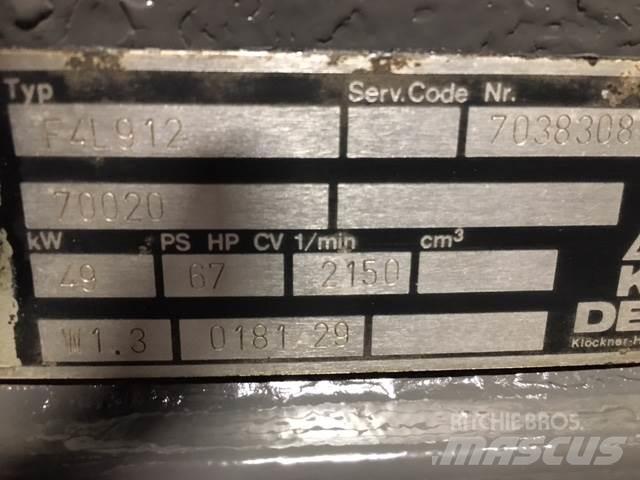 Deutz F4L 912 motor Двигатели