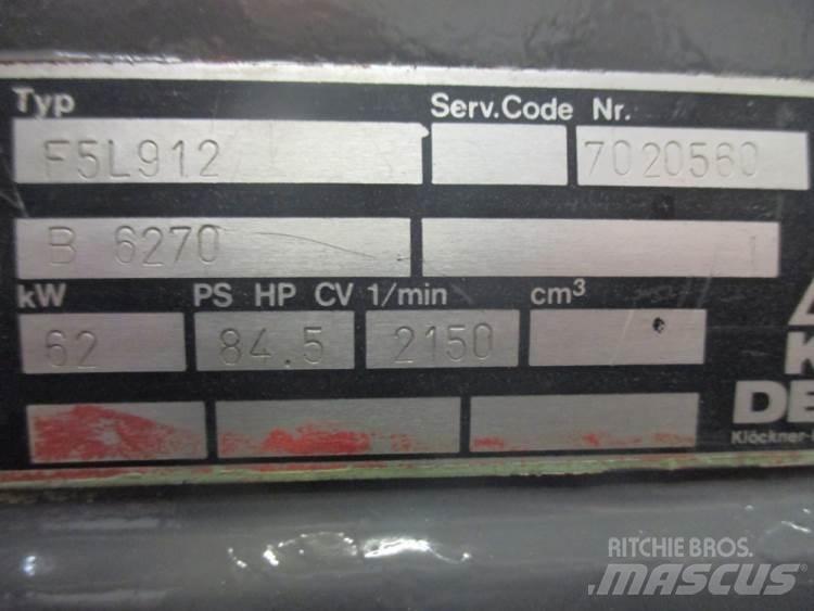 Deutz F5L 912 motor Двигатели