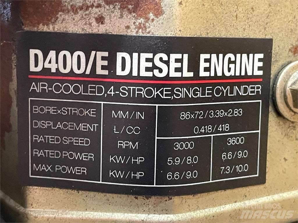  Diesel engine D400/E - 1 cyl. Двигатели