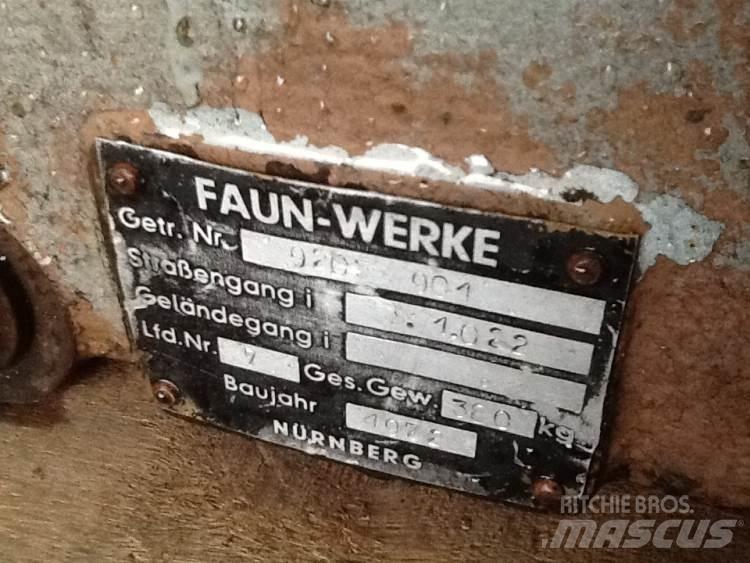Faun gear til twin motor Коробки передач