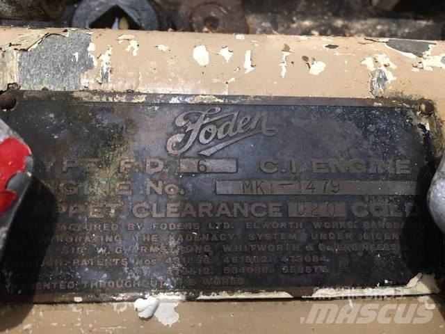 Foden type FD6 motor Двигатели