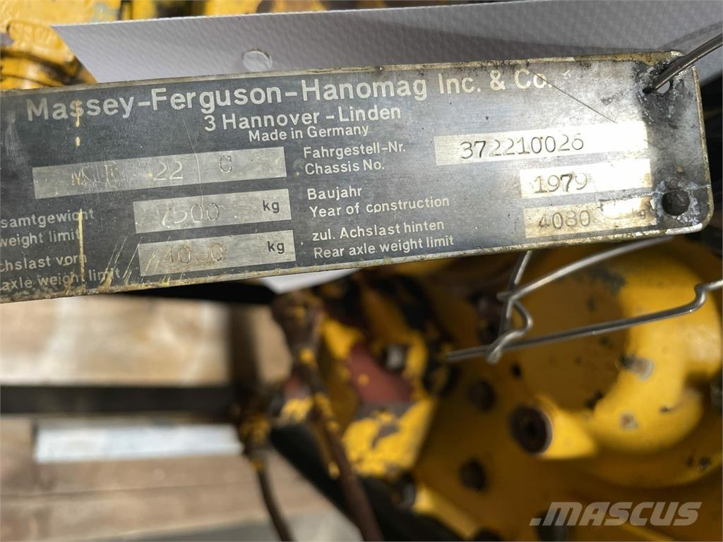 Hanomag 22C transmission Трансмиссии и КПП