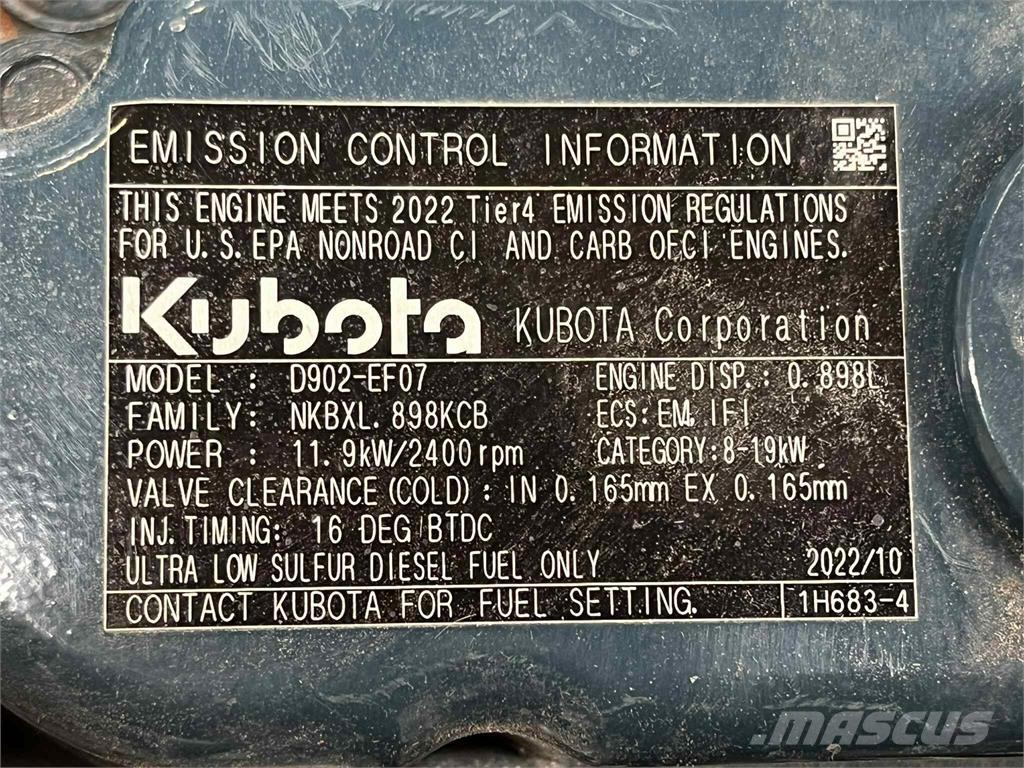 Kubota D902-EF07 motor Двигатели