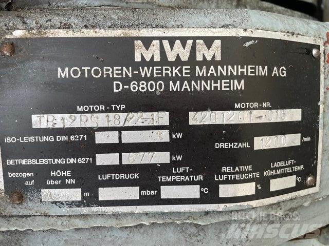 MWM TB12RS 18/22-1E motor Двигатели